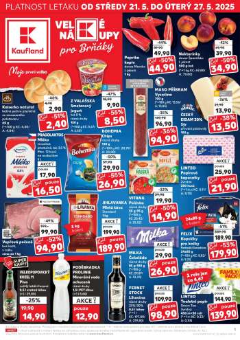 Leták Kaufland - 21.5.2025 - 27.5.2025.