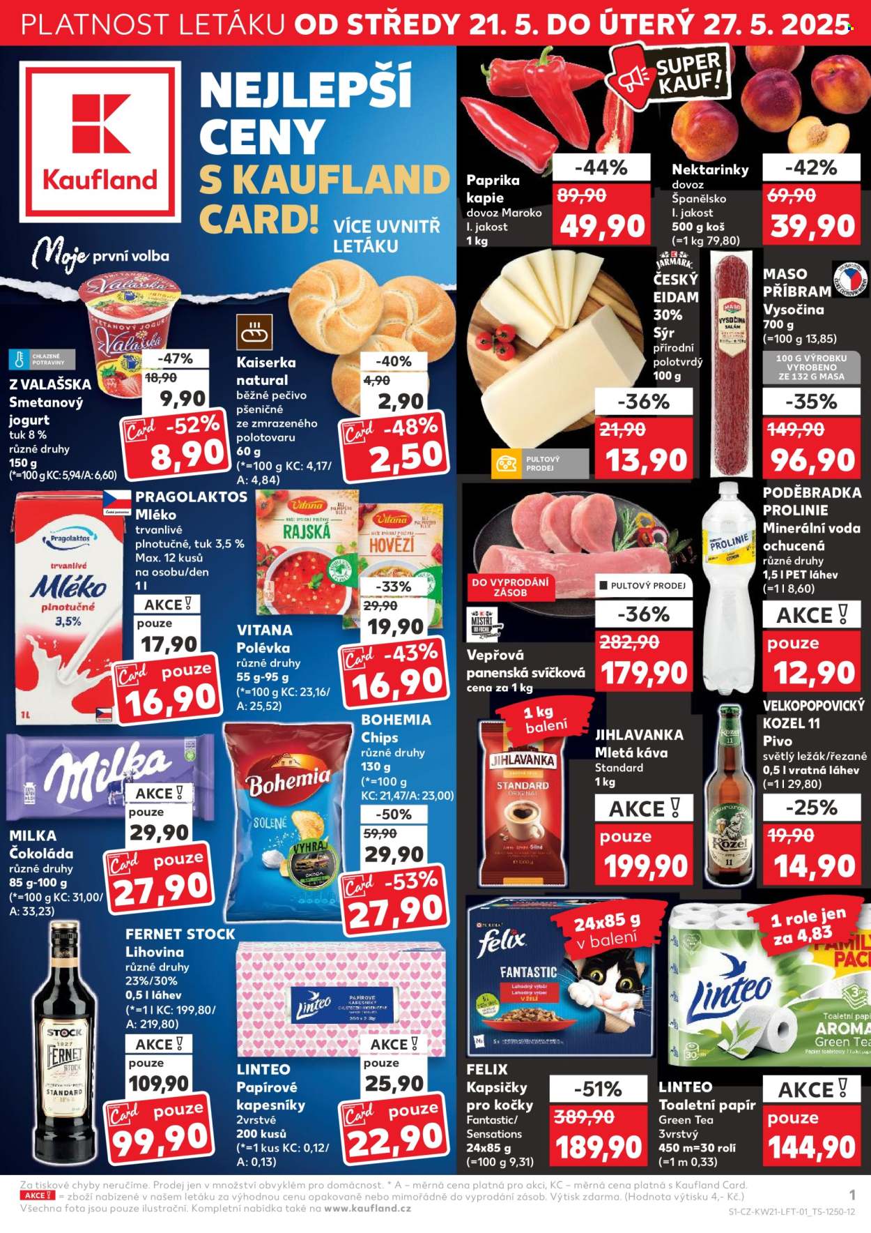 Leták Kaufland - 21.5.2025 - 27.5.2025. Strana 1