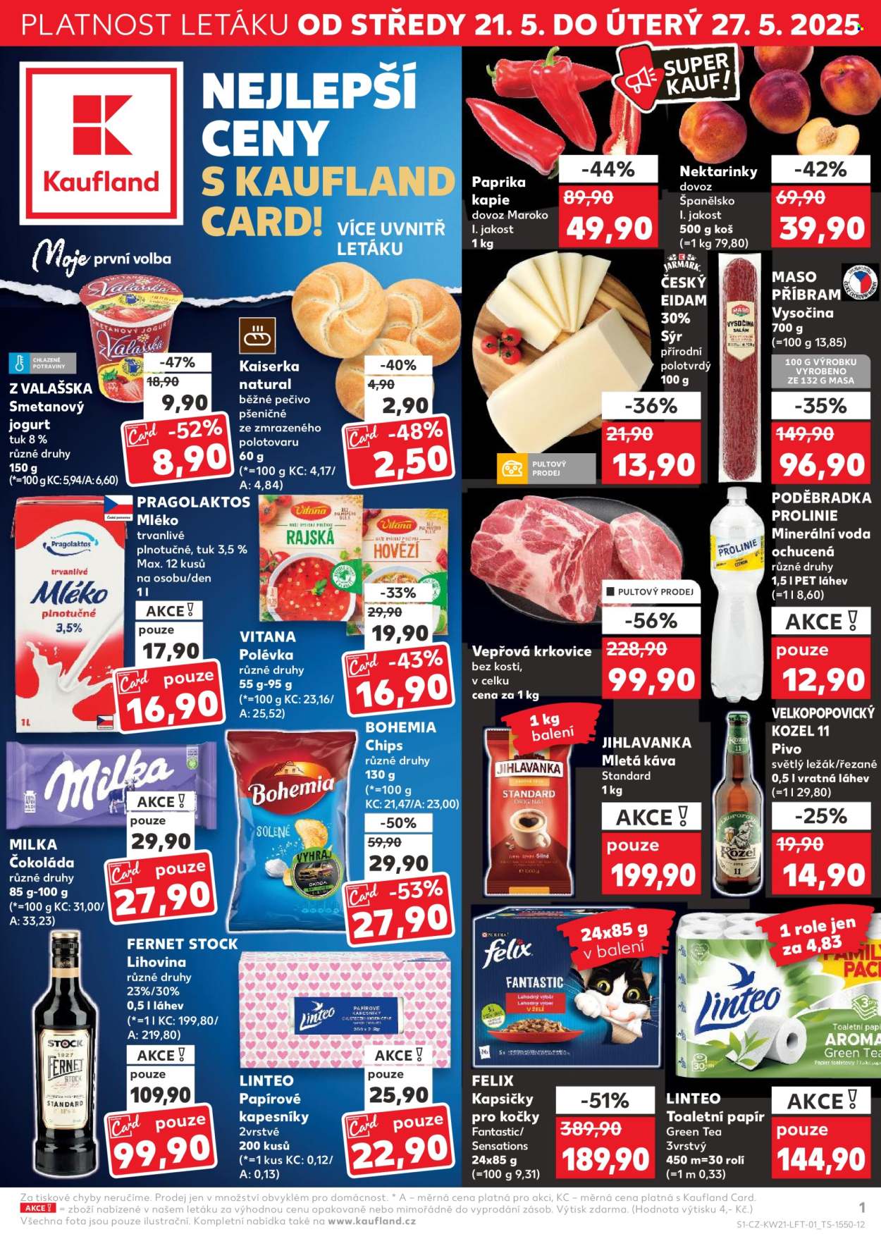 Leták Kaufland - 21.5.2025 - 27.5.2025. Strana 1
