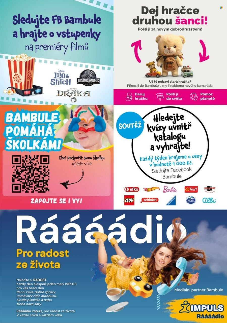 Leták Bambule - 15.5.2025 - 31.7.2025. Strana 1