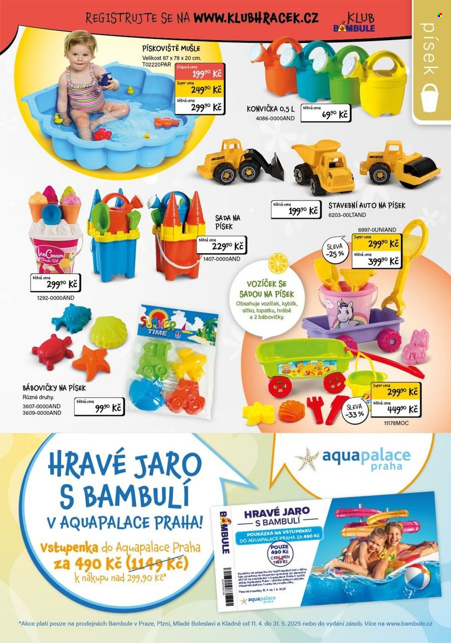 Leták Bambule - 15.5.2025 - 31.7.2025. Strana 1