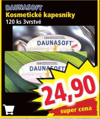 DAUNASOFT Kosmetické kapesníky