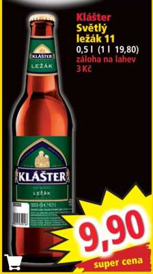 Klášter Světlý ležák 11°