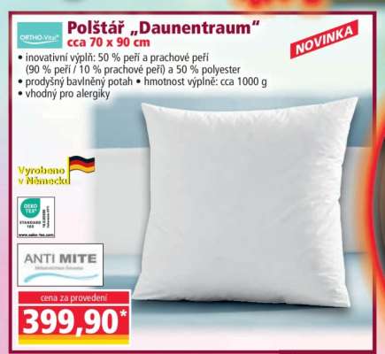 Polštář „Daunentraum“