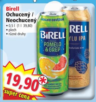 Birell Ochucený / Neochucený