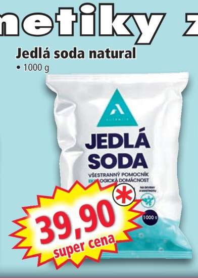 Jedlá soda natural