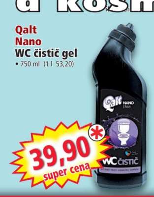 Qalt Nano WC čistič gel