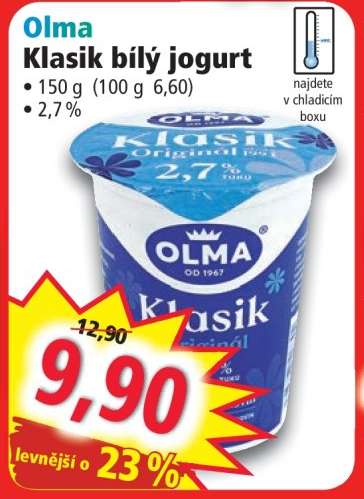 Olma Klasik bílý jogurt