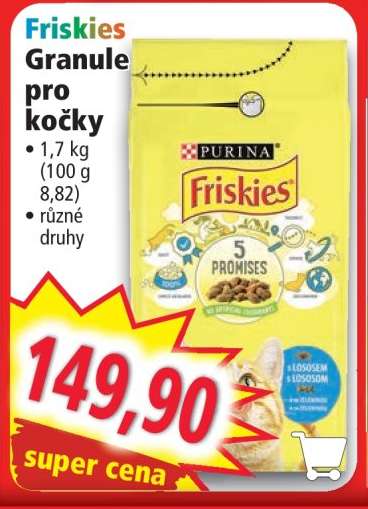 Friskies granule pro kočky