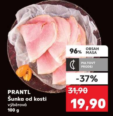 PRANTL Šunka od kosti výběrová 100 g
