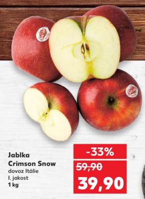 Jablka Crimson Snow