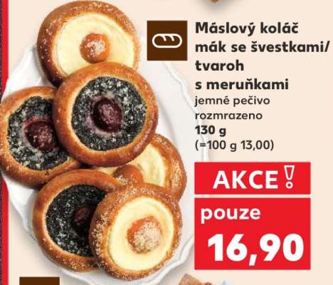 Máslový koláč mák se švestkami/tvaroh s meruňkami