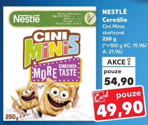 NESTLÉ Cereálie Cini Minis skořicové 250 g
