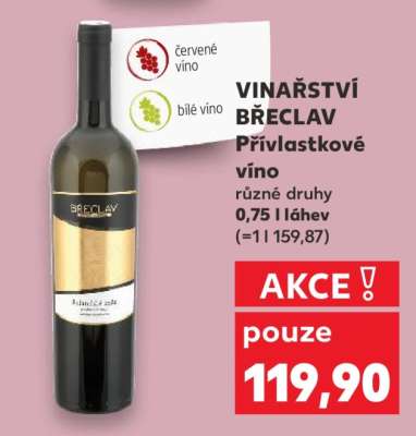 Vinařství Břeclav Přívlastkové víno