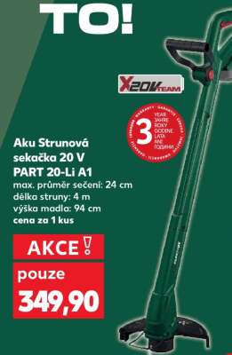 Aku strunová sekačka 20 V PART 20-Li A1