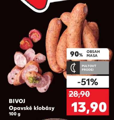 BIVOJ Opavské klobásy