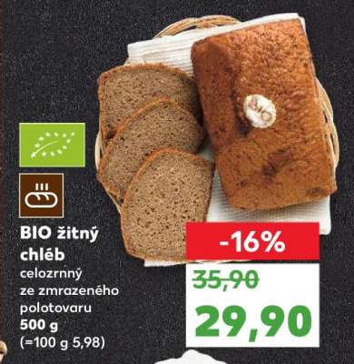 BIO žitný chléb