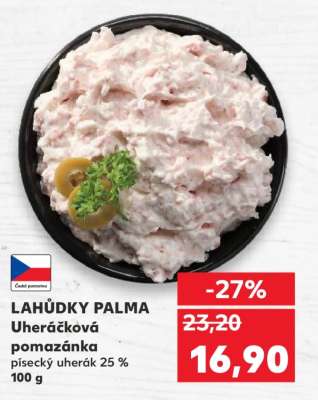 LAHŮDKY PALMA Uheráčková pomazánka
