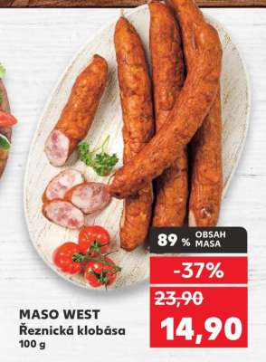 MASO WEST Řeznická klobása