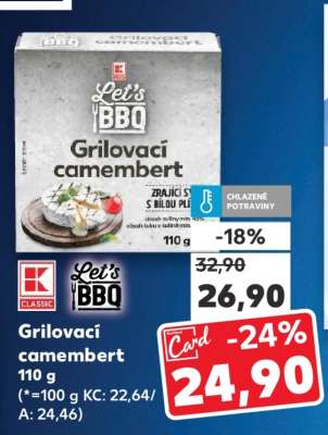 Grilovací camembert