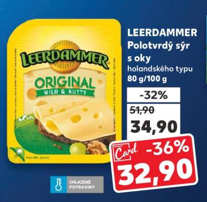 LEERDAMMER Polotvrdý sýr