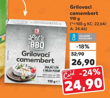 Grilovací camembert