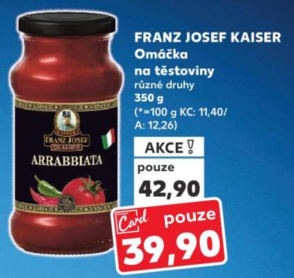 FRANZ JOSEF KAISER Omáčka na těstoviny