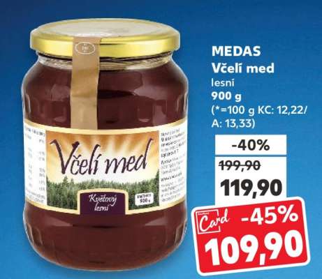MEDAS Včelí med lesní