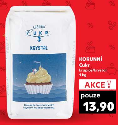 KORUNNÍ Cukr krupice/krystal