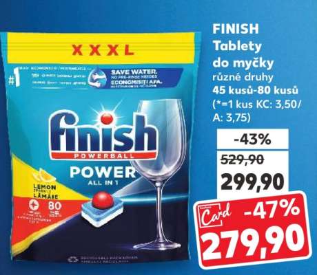FINISH Tablety do myčky