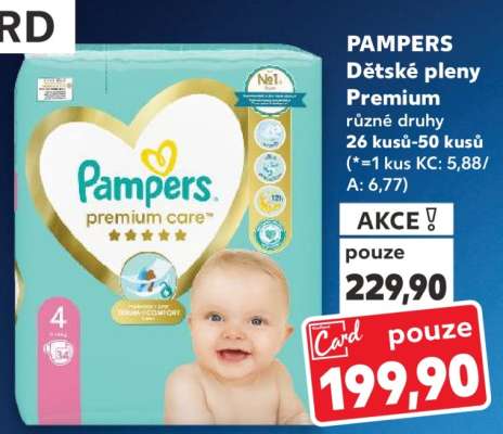 PAMPERS Dětské pleny Premium
