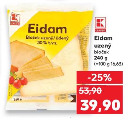 Eidam uzený bloček