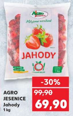 AGRO JESENICE Jahody 1 kg