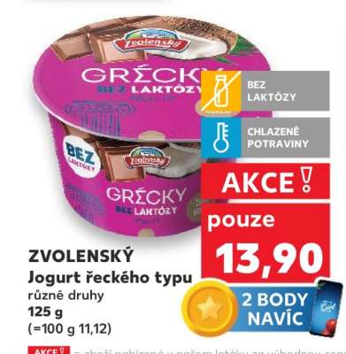 ZVOLENSKÝ Jogurt řeckého typu