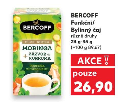 BERCOFF Funkční / bylinný čaj