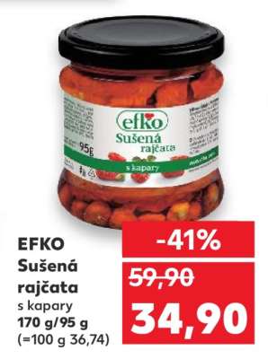 EFKO Sušená rajčata s kapary