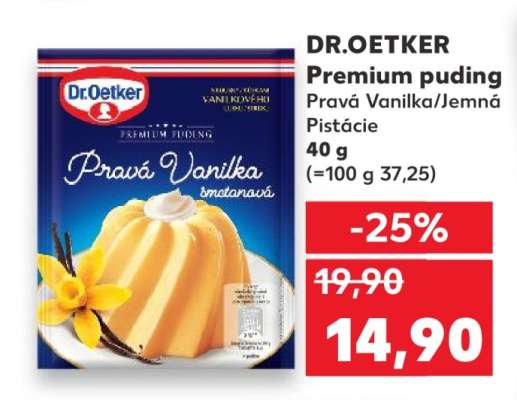 Dr. Oetker Premium puding