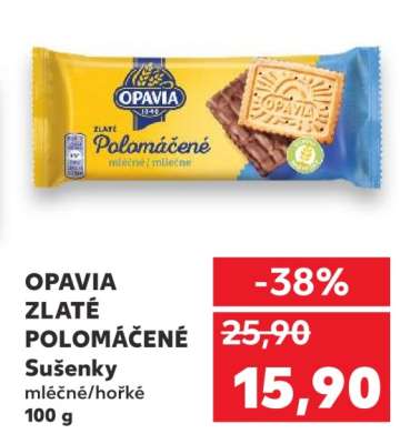 Opavia Zlaté polomáčené