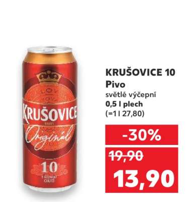 KRUŠOVICE 10 Pivo