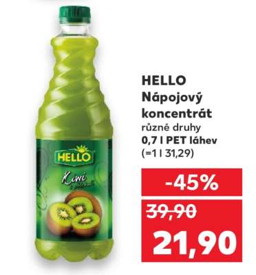 Hello Nápojový koncentrát