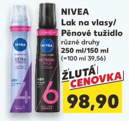 NIVEA Lak na vlasy/Pěnové tužidlo