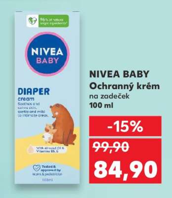 NIVEA BABY Ochranný krém na zadeček 100 ml