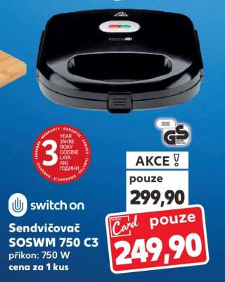 Sendvičovač SOSWM 750 C3