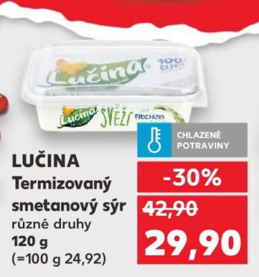 LUČINA Termizovaný smetanový sýr