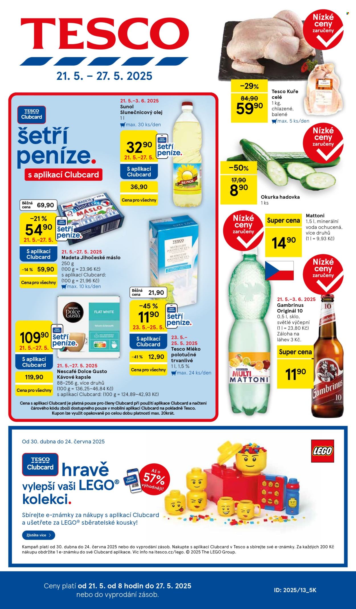 Leták TESCO - 21.5.2025 - 27.5.2025. Strana 1