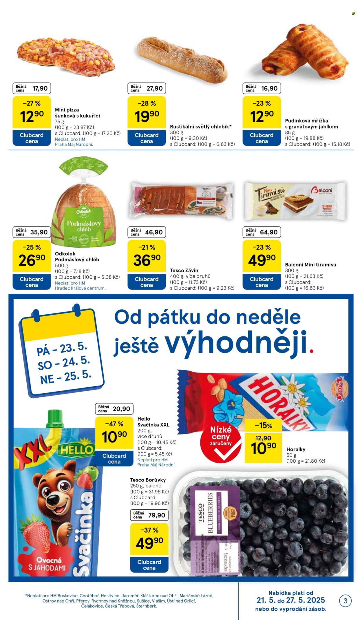 Leták TESCO - 21.5.2025 - 27.5.2025. Strana 1