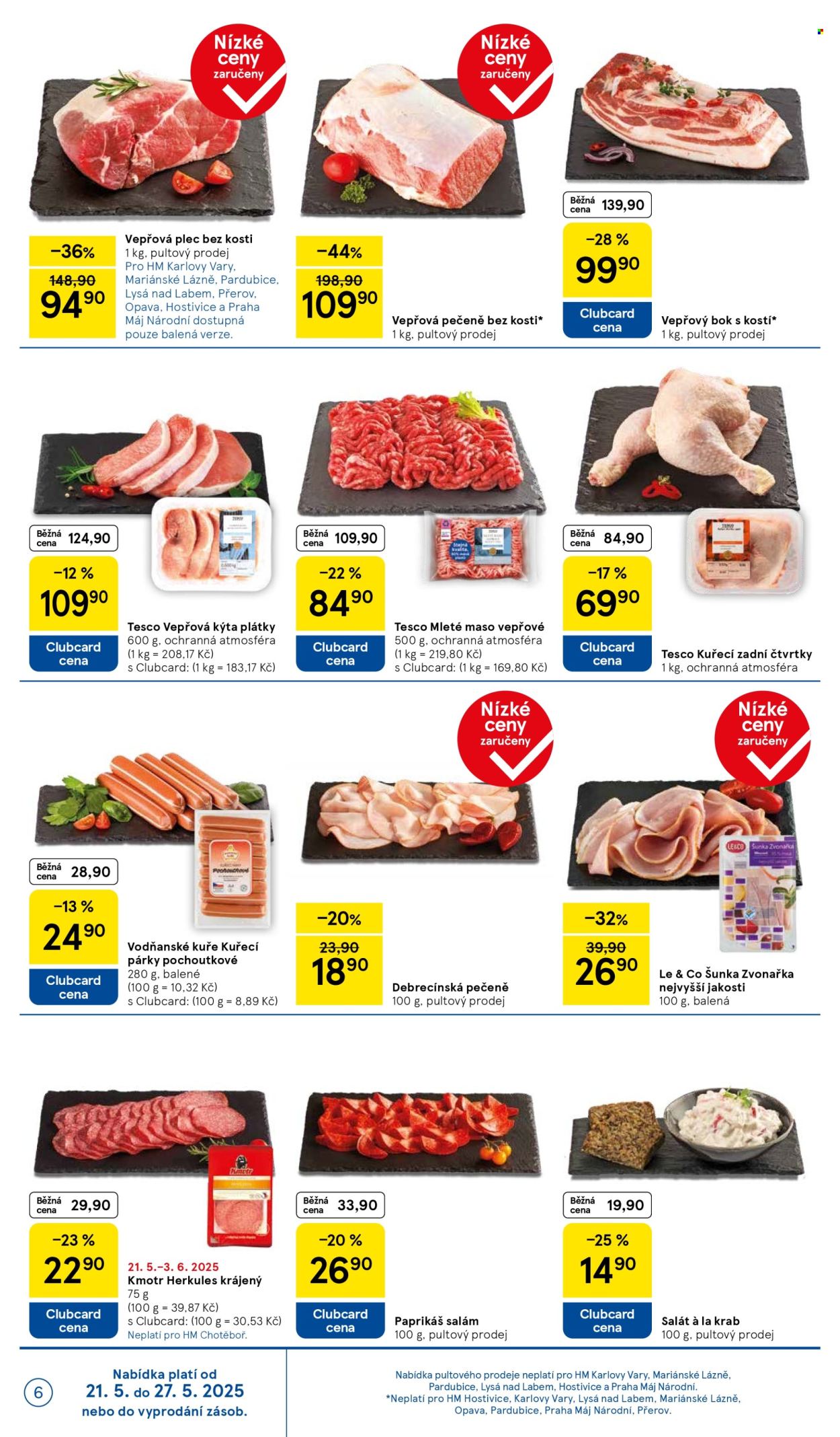 Leták TESCO - 21.5.2025 - 27.5.2025. Strana 1