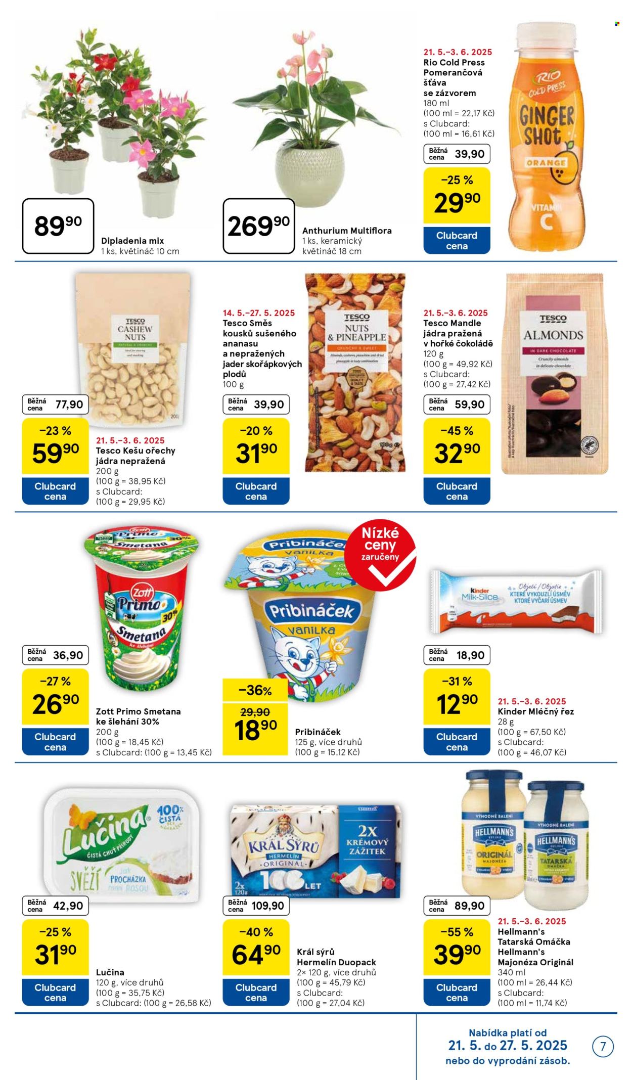 Leták TESCO - 21.5.2025 - 27.5.2025. Strana 1