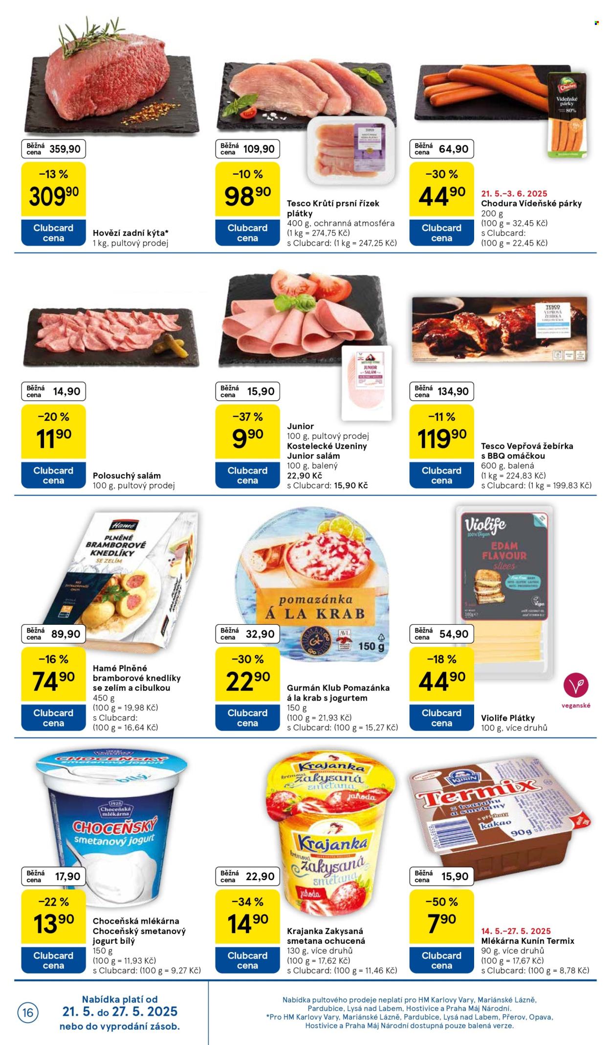Leták TESCO - 21.5.2025 - 27.5.2025. Strana 1