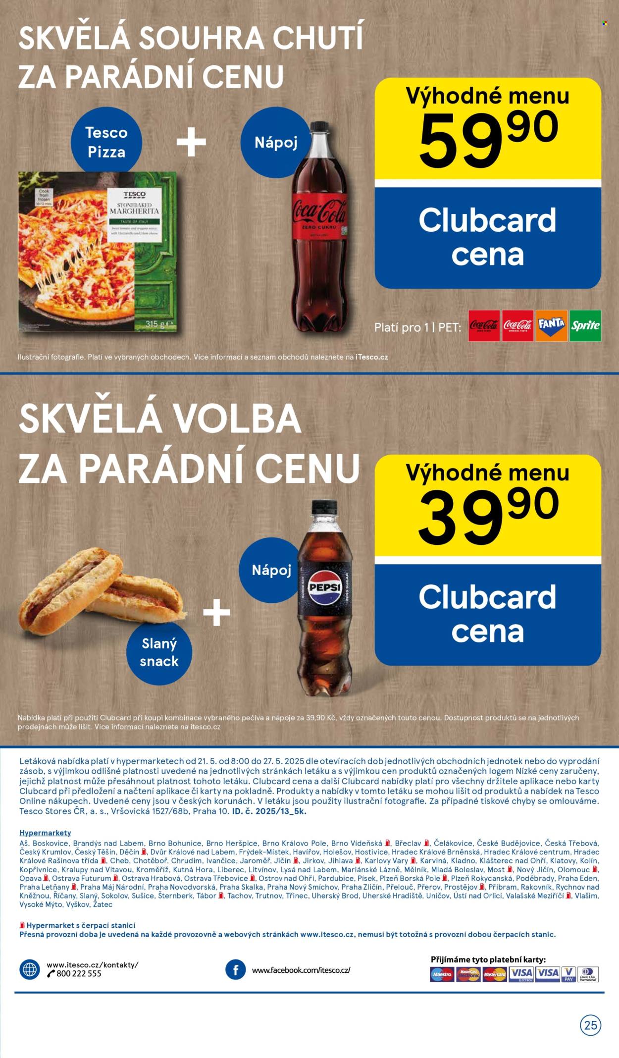 Leták TESCO - 21.5.2025 - 27.5.2025. Strana 1
